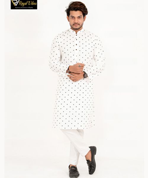 White Embroidery Boll